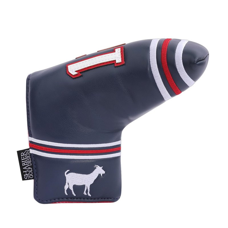 SHABIER Dark Blue Golf Putter Cover with NO.12 Design Headcover for Blade Golf Putter Head Cover