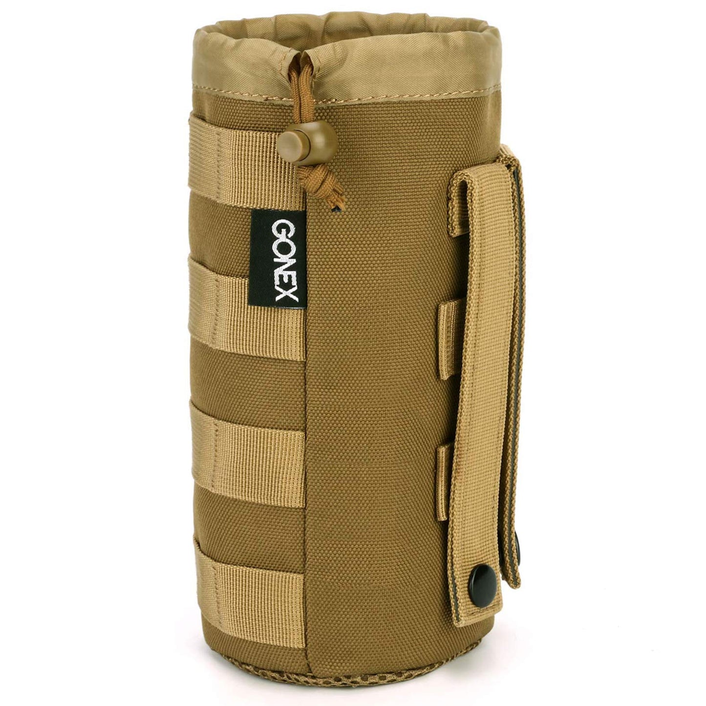 Gonex Tactical Military MOLLE Water Bottle Pouch Tan