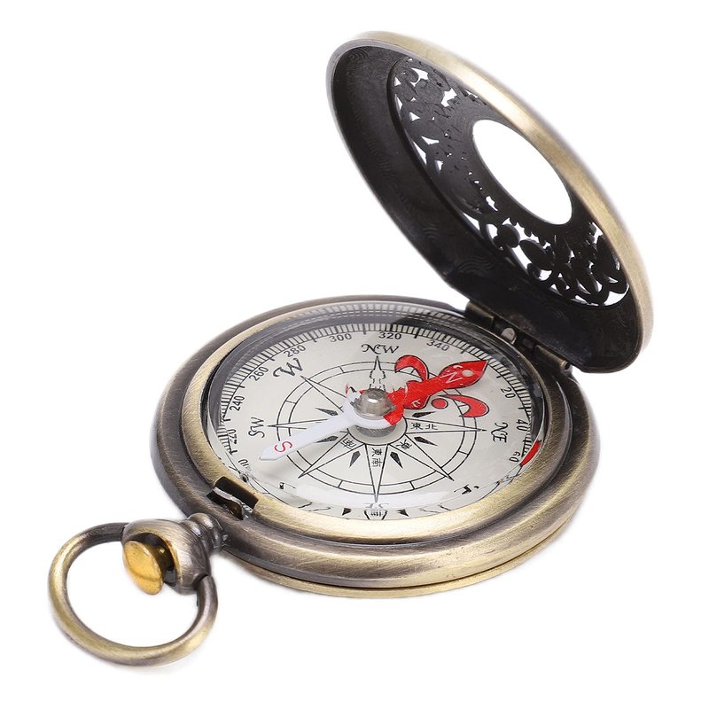 Moofey Compass, Brass Compass, Compas Watch for Outdoor Hiking