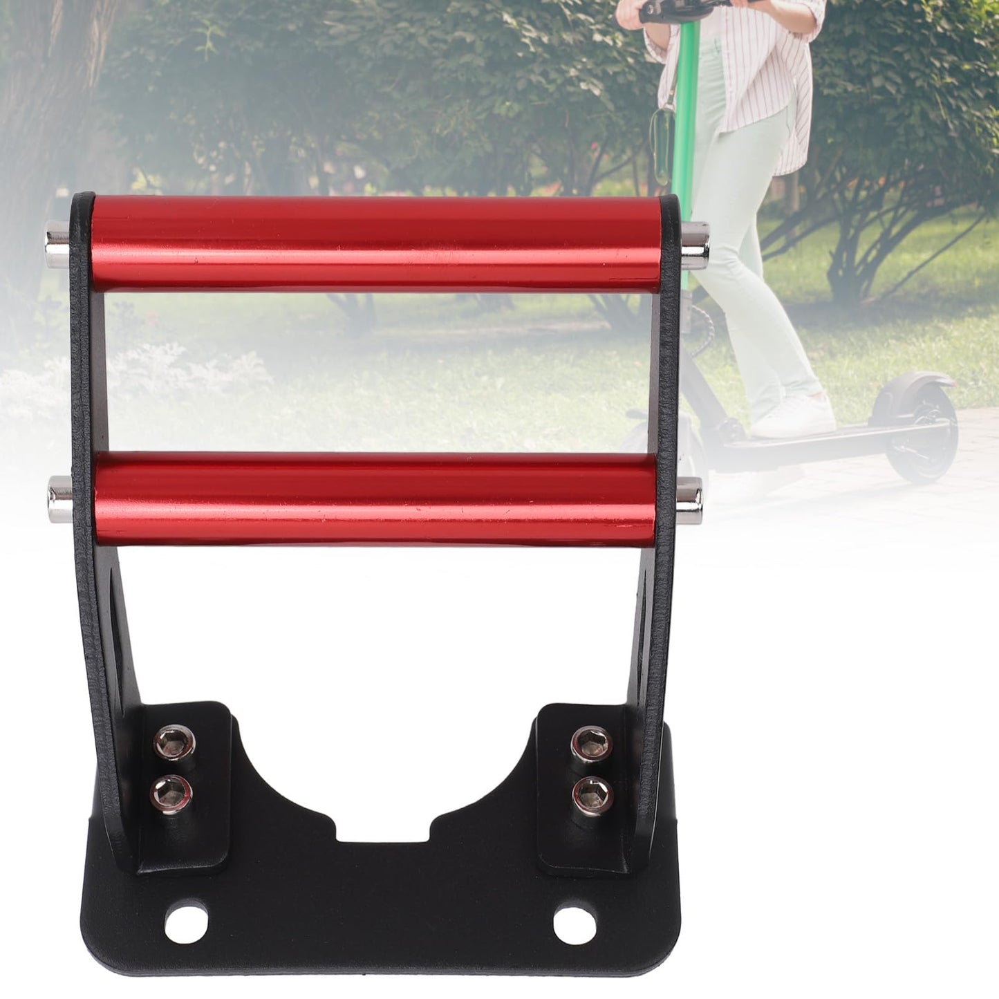 Rear Foot Support for KUGOO M4, Kirin M4 & PRO Electric Scooters, Aluminum Alloy Rear Handle Bar, Fork Foot Step, Enhanced Control for Safe Riding