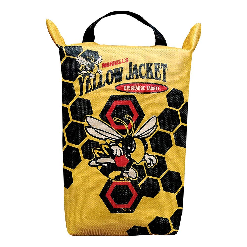 Morrell Yellow Jacket Weather Resistant Portable Final Shot Hunting Compound Crossbow Discharge Archery Bag Target w/Carry Handle, Yellow (2 Pack)