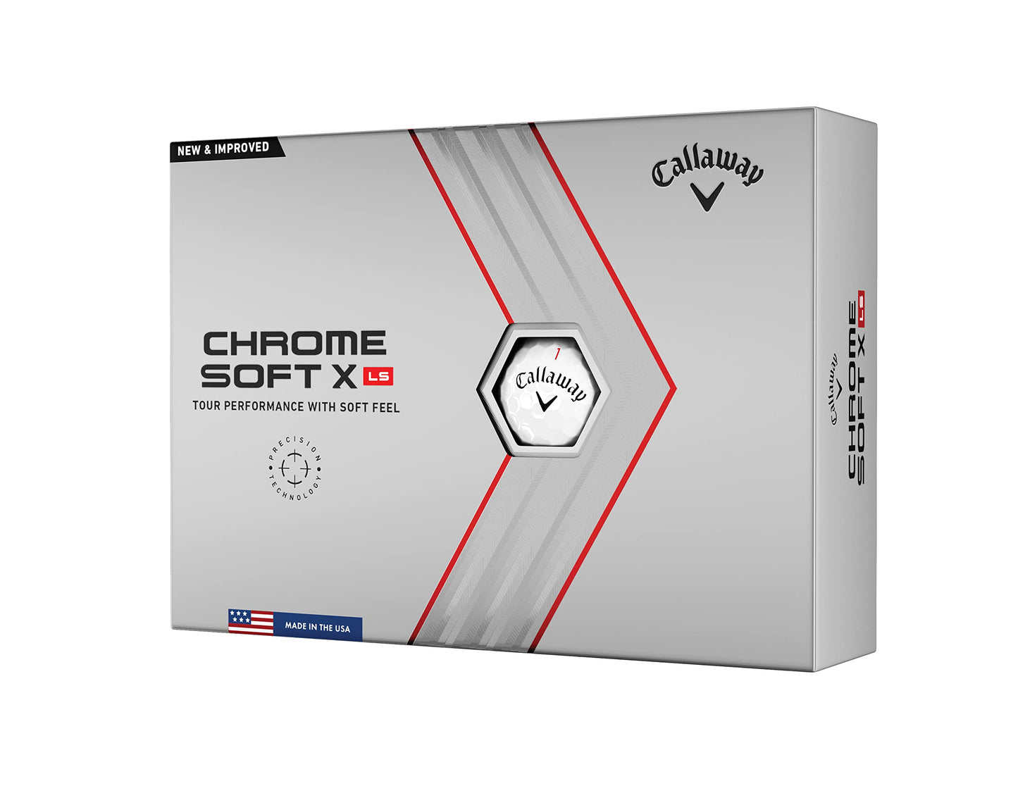 Callaway 2022 Chrome Soft X LS Dozen Golf Balls White