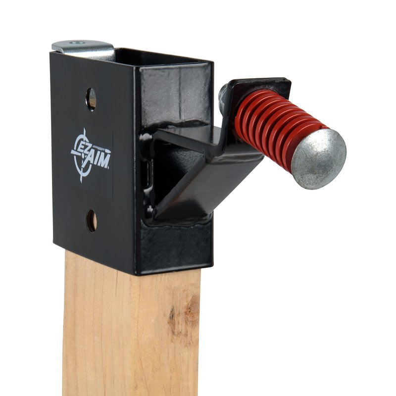 Allen Company EZ Aim Steel Gong Hanger Target with Recoil Spring, for 2" x 4" Mount, 2.3 lbs, Black