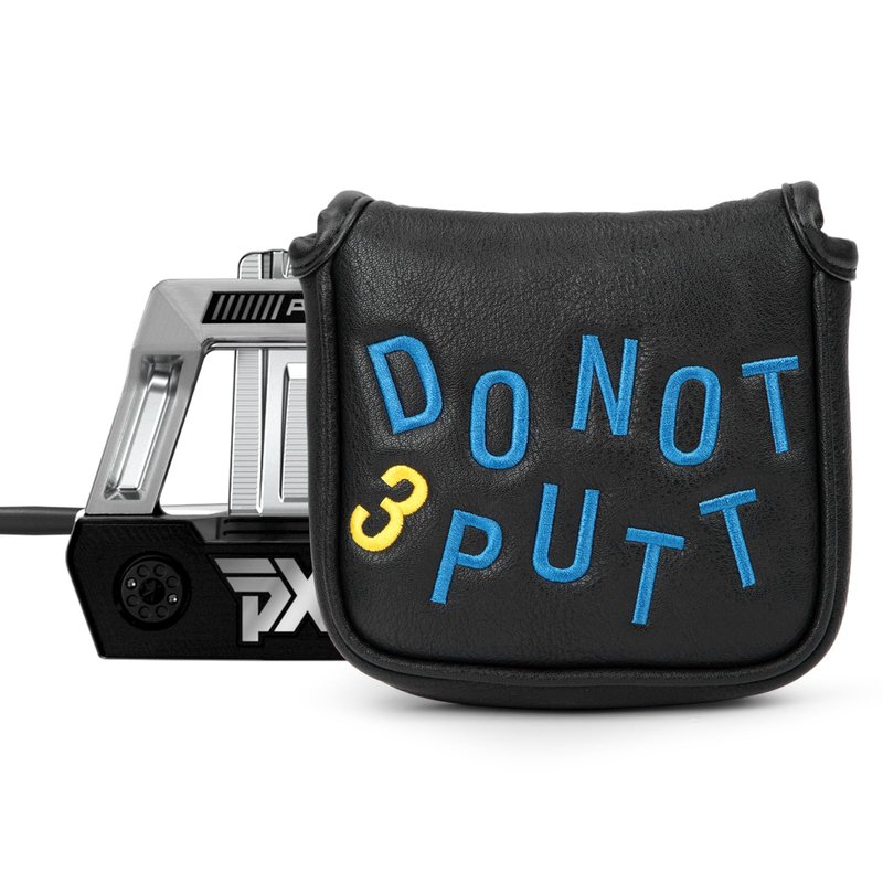 Golf Mallet Putter Cover Golf Putter Headcover with Strong Magnetic Closure Do Not 3PUTT Golf Putter Cover for DF3 Putter & OZ1 MEZZ 1 MEZZ1 MAX Putter (DO NOT 3 PUTT(Black))