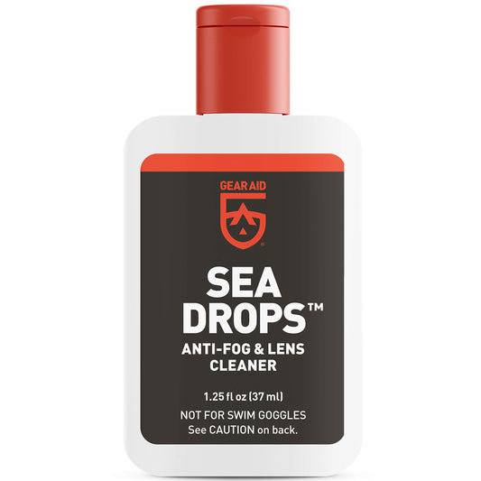 GEAR AID Sea Drops Anti-fog and Cleaner for Dive and Snorkel Masks, 1.25 fl oz