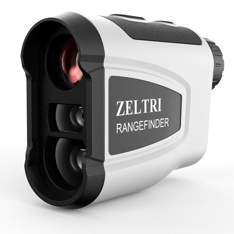 ZELTRI Range Finder -875 Yards Laser Golf Range Finder, Rechargeable Rangefinder, 7X Magnification, 0.1s Flag Pin Locking Vibration, Golf Accessories for Men and Women
