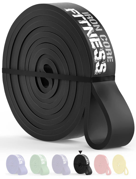 Black Pull Up Resistance Push Up Band Rubber Speed Jumping Bands for Sprinting Speed Bands- Long Medium