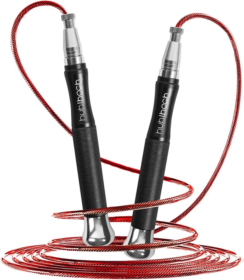 Weighted Jump Rope - Speed Fitness Training Tool with Secure Lock Mechanism | 360° Smooth Swivel, Non-Slip Handles