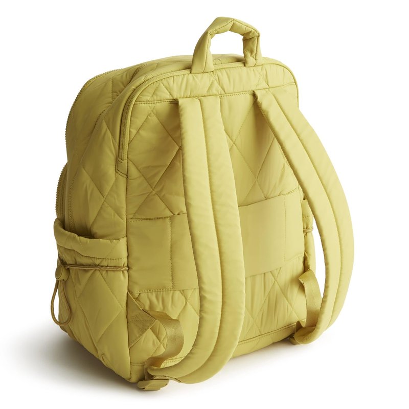 Vera Bradley Women's Featherweight Large Bancroft Backpack, Golden Olive, One Size