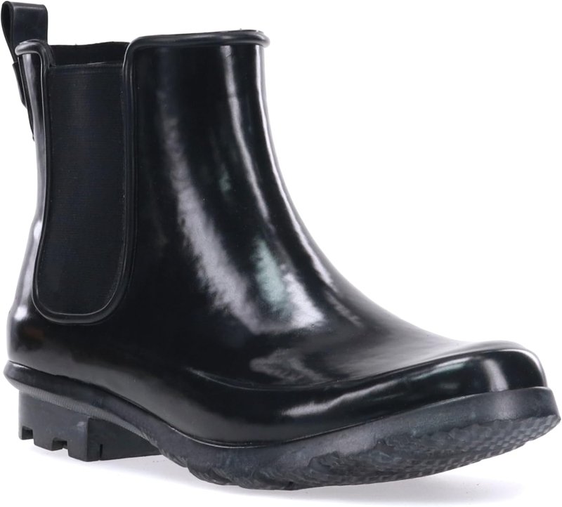Western Chief Women's Waterproof Chelsea Ankle Rain Boots - Stylish Rubber Lug Outsole for Rainy Days
