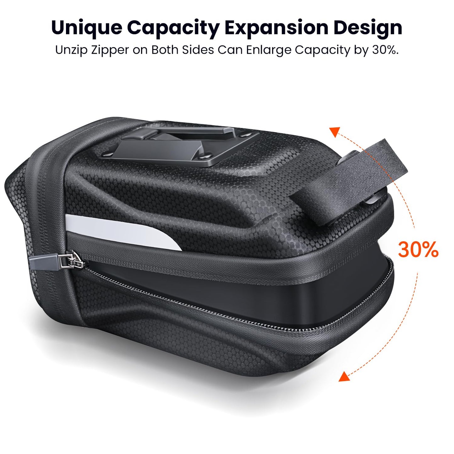 YBLNTEK Bike Seat Bag, Hard EVA Bike Bag Under Seat Pouch, Bicycle Saddle Bag Cycling Bikes Pack for Road MTB Bikes Cyclists Commuter, Waterproof, Quick Release