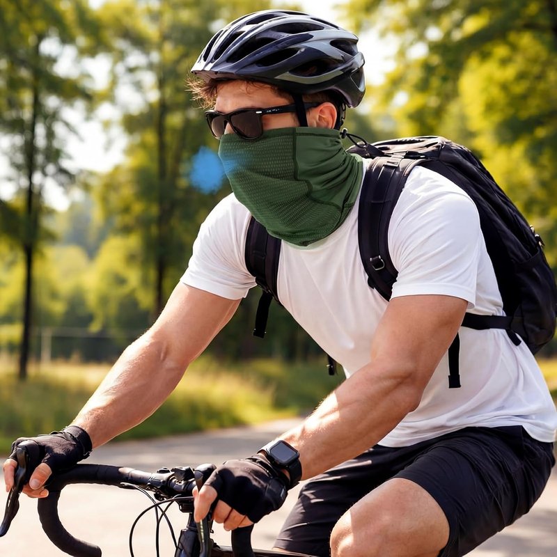 Cooling Neck Gaiter - 3 Pcs Breathable Summer Face Mask with UV Protection | Adjustable Mesh for Men & Women