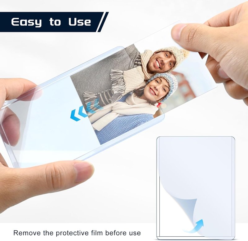 Top Load Card Sleeves - 15 Pack Hard Plastic Protectors for Trading, Baseball & Game Cards | 3"x4"