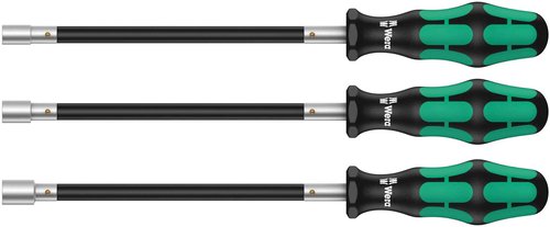 Wera 05135311001 391/3 Hose Clamp Screwdriver Set Sizes 6.0-8.0