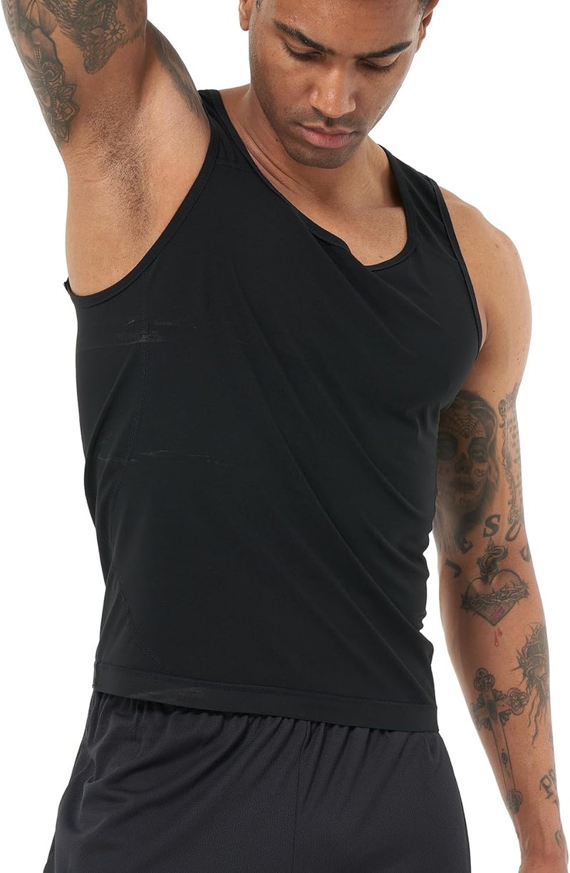 Men's Sauna Sweat Vest - Compression Workout Tank Top for Enhanced Performance | Fitness Training Gear