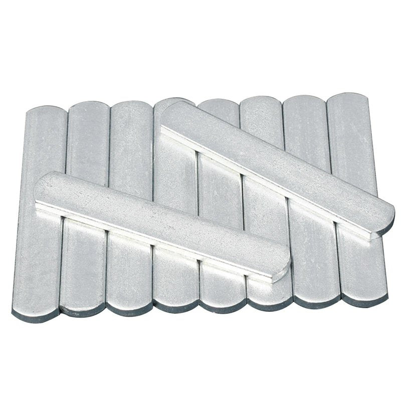Weighted Vest Steel Plates, Adjustable Rustproof Strength Training Weight Long Steel Plate w/Round Head for Loading Leg Guards Weighted Vest, for Men Women Fitness Exercise(SIZE:8pcs)