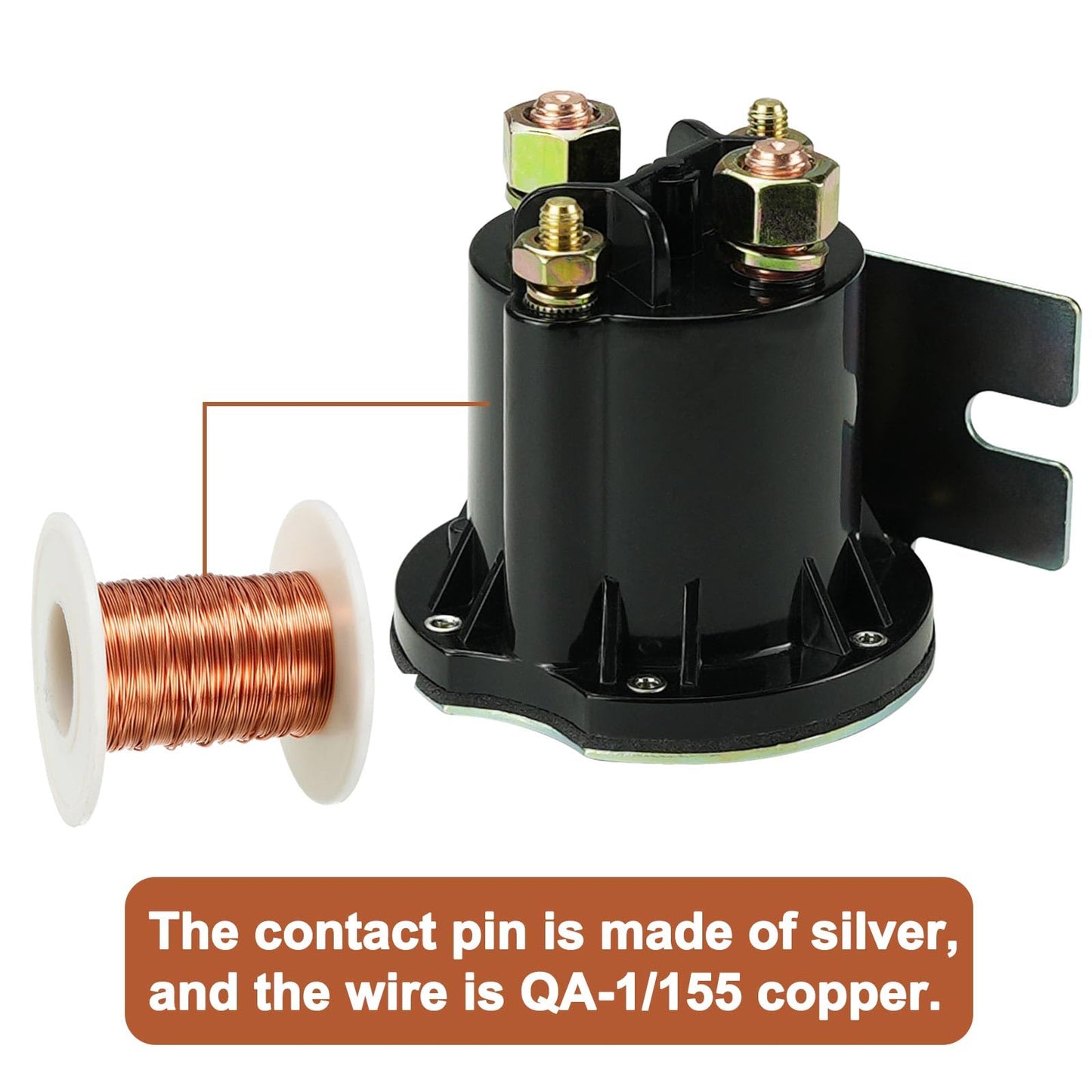 Golf Cart 48 Volt Solenoid Replacement for E-Z-GO TXT 2010-Up & All 48V MPT 800 1000 Vehicles 612711 606971 609428