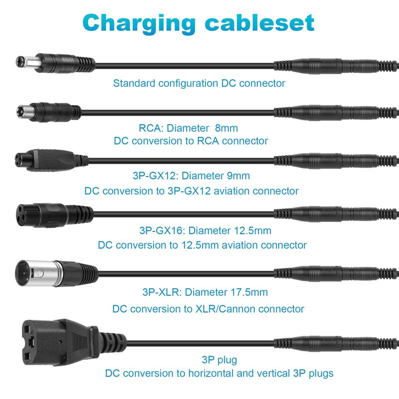Fancy Buying 7-in-1 Universal 54.6V 2A ebike Charger for 48v Fast and Safe Charging of 13S Li-ion Battery