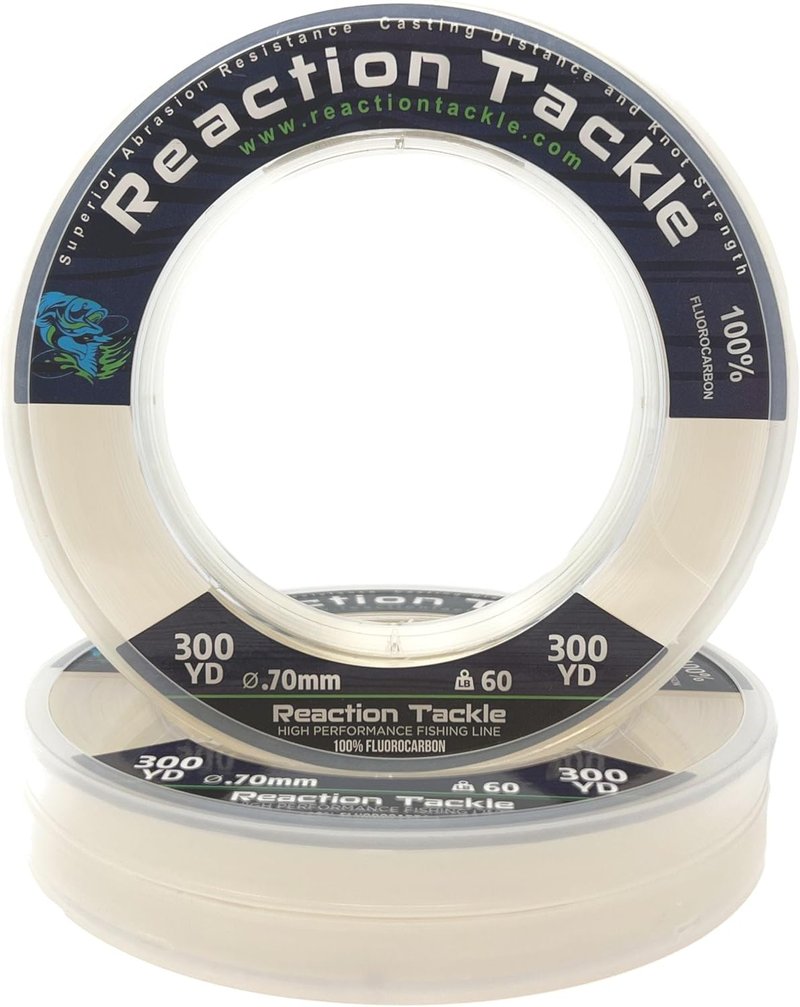 100% Pure Fluorocarbon Fishing Line - High Strength, Abrasion-Resistant, Fast-Sinking | Saltwater & Freshwater Leader