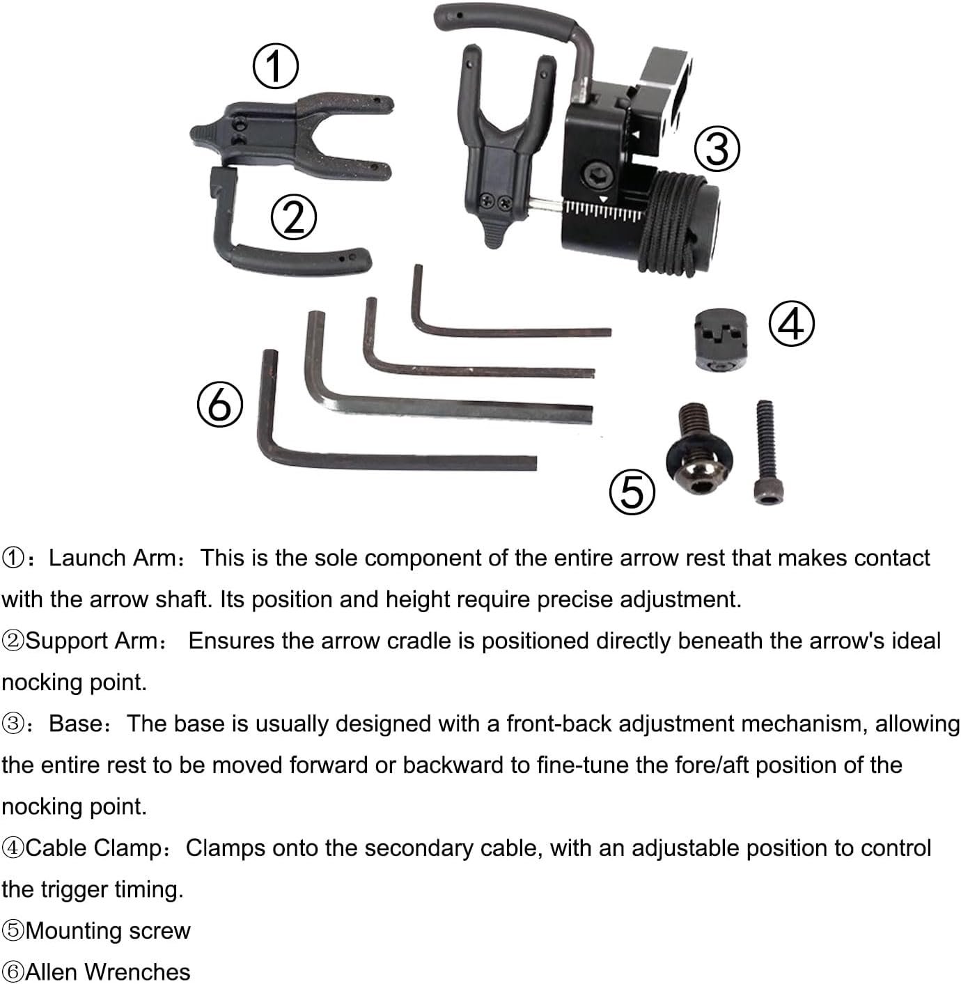 Arrow Rest Drop Away - Archery Compound Bow Accessory for Pulley Bows