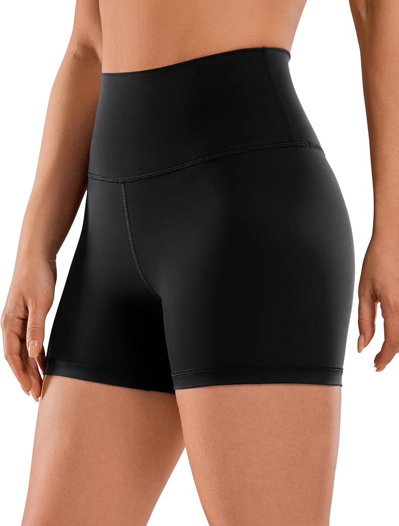 Naked Feeling Biker Shorts - High Waist Spandex for Yoga & Gym | 4-Inch Women's Activewear