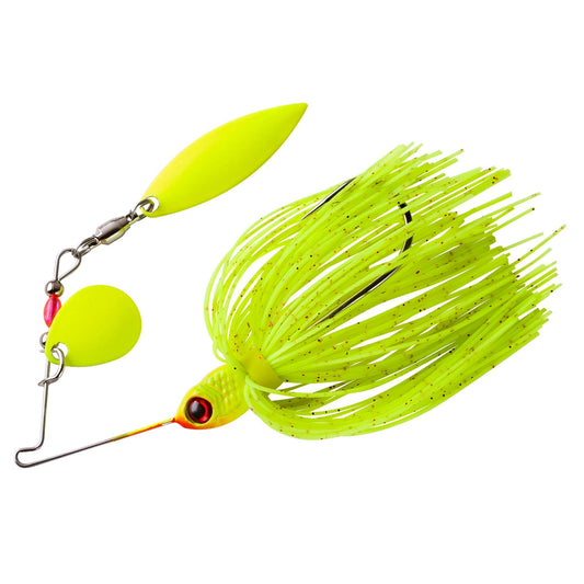 BOOYAH Pond Magic Small-Water Spinner-Bait Bass Fishing Lure, Firefly, Pond Magic