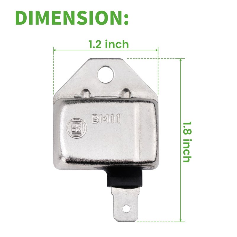 10L0L Golf Cart Igniter Ignition Module for Club Car DS 1992-1996 Gas Golf Cart, Ignitor OEM# 21119-2161 1016491 ZF344-2 FE290 FE350 ZF345-2#21119-2139 for Kawasaki John Deere, ZF-IG-A00345-4