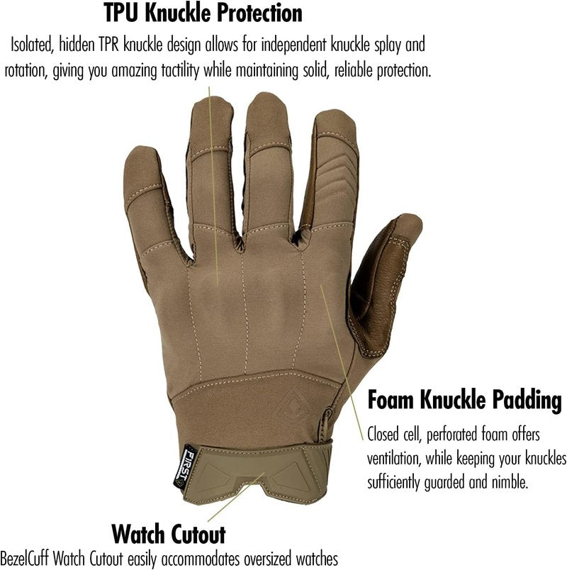 Tactical Men's Pro Foam Knuckle Gloves - Durable & Comfortable Fit