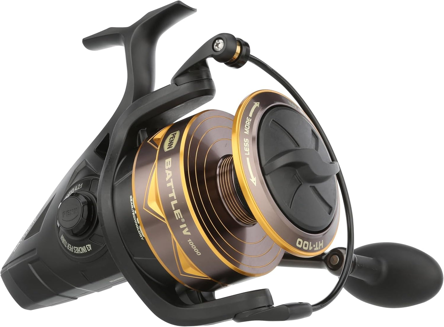 Penn Battle IV Spinning Fishing Reel - Durable Lightweight Design for Smooth Casting