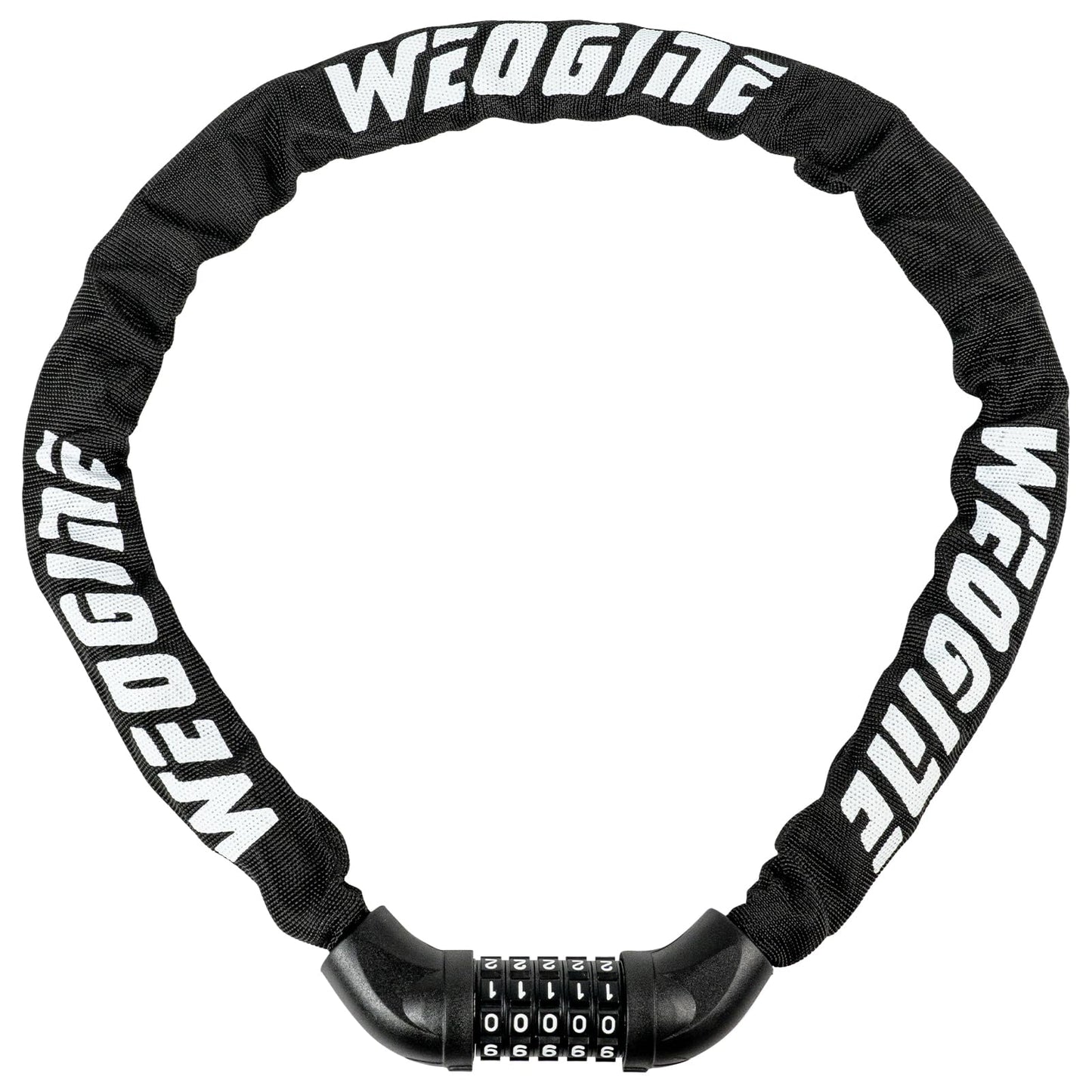 Bike Lock with Numbers and high Security Level, Bike Chain Lock, Bicycle Locks, 5 Digit Combination Lock for Bike, Bicycle, Scooter, Motorcycle, Door, Gate, Fence