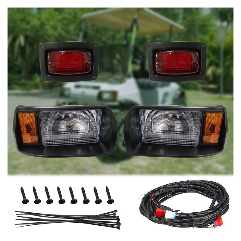 Golf Cart Club Car DS LED Light | Headlights & LED Tail Lights For Club Car DS Gas & Electric golf carts (1993 & up) 12V