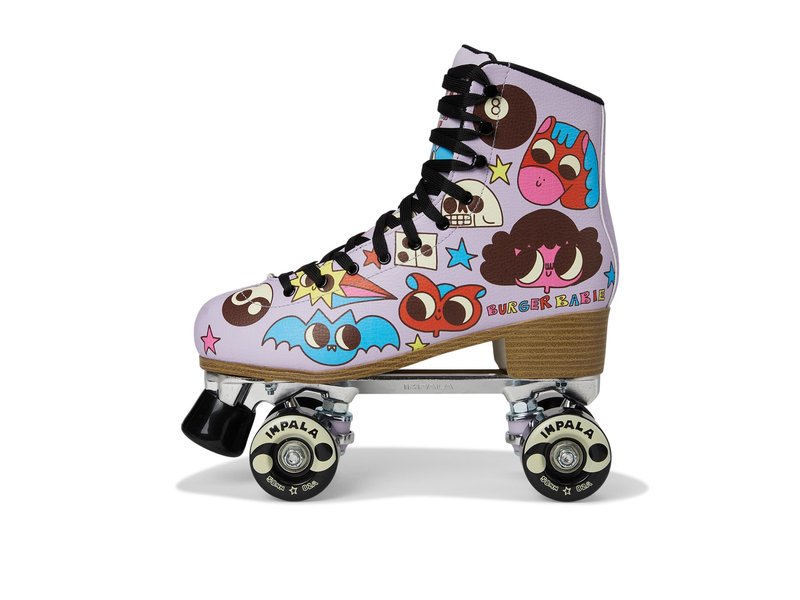 Impala Rollerskates Unisex Impala Quad Skate (Big Kid/Adult), Burger Babie, 11