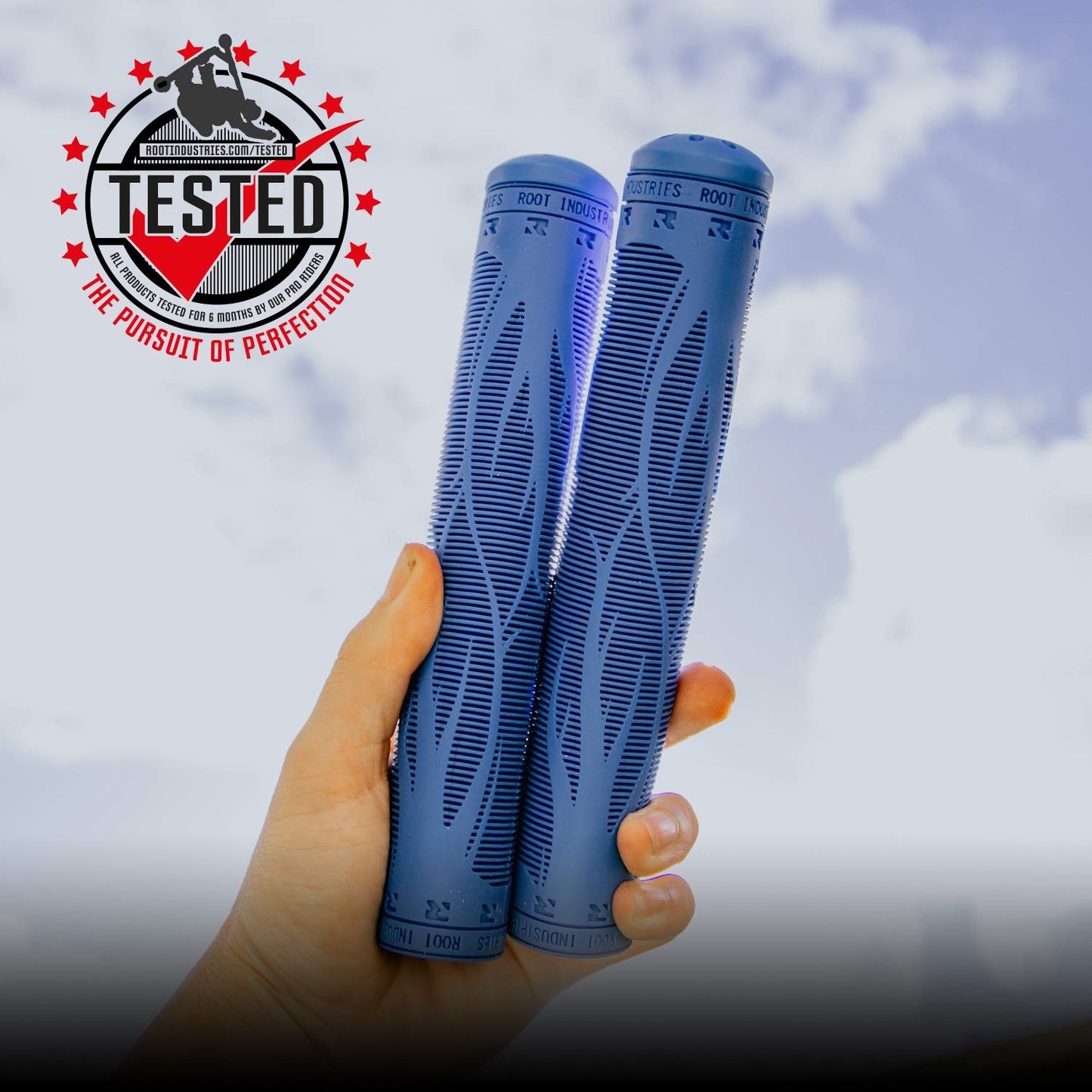 Root Industires - R2 Grips (Blue)