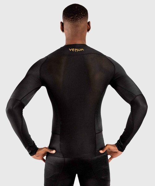 Venum G-Fit Rashguard - Long Sleeves - Black/Gold