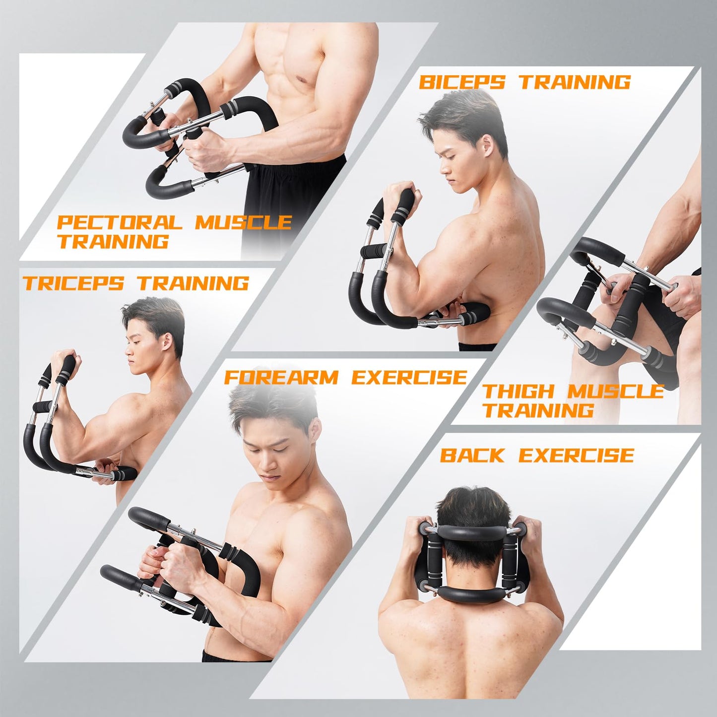 Twister Arm Trainer,Adjustable 40-90lbs Power Twister Bar,Twister Arm Exerciser,Arm Trainer with Chest Workout Equipment,Forearms Muscle Training Fitness Equipment