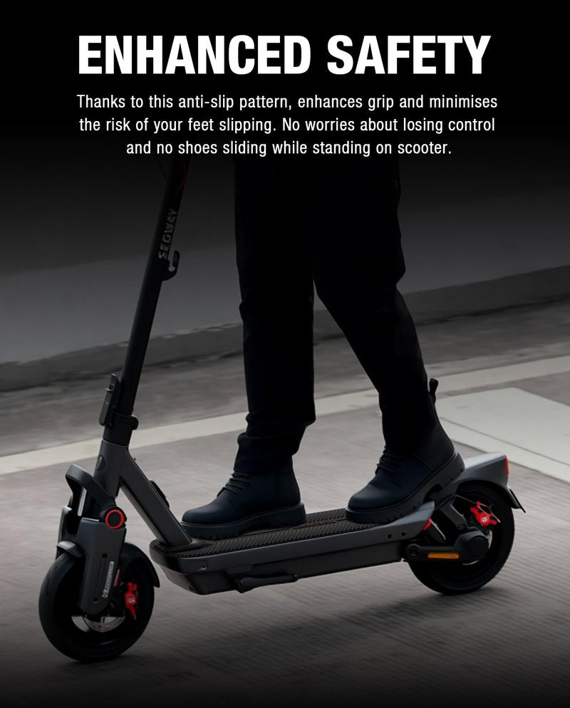 Scooter Silicone Foot Pad Assembly Compatible with Ninebot by Segway MAX G3 KickScooter, Anti-Slip Foot Mat Rubber Sticker Adhesive Pedal Cover for MAX G3 Scooter Original Accessories