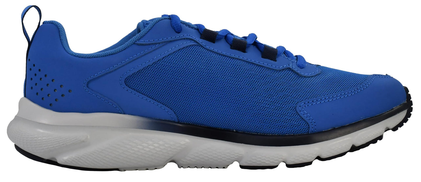 Under Armour Men's Charged Assert 9 Running Shoe, Victory Blue/Halo Grey, 10 M