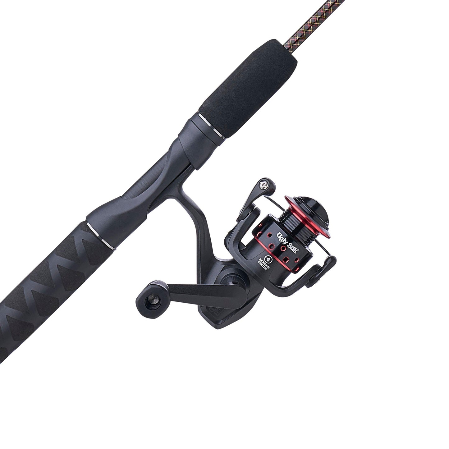 Ugly Stik GX2 Spinning Reel and 5' Fishing Rod Combo, 2-Piece, Graphite and Fiberglass Rod with Clear Tip Design