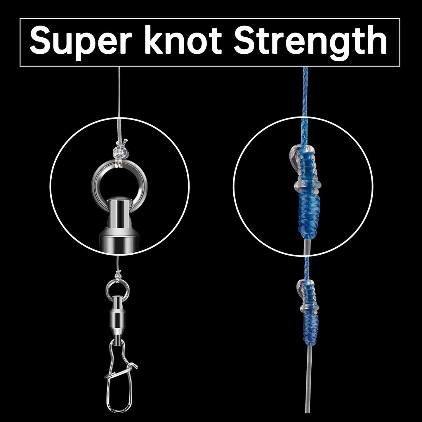 Rikimaru 100% Fluorocarbon Fishing Line - Shock Resistant, Sinks Faster Than Mono | 2LB-150LB