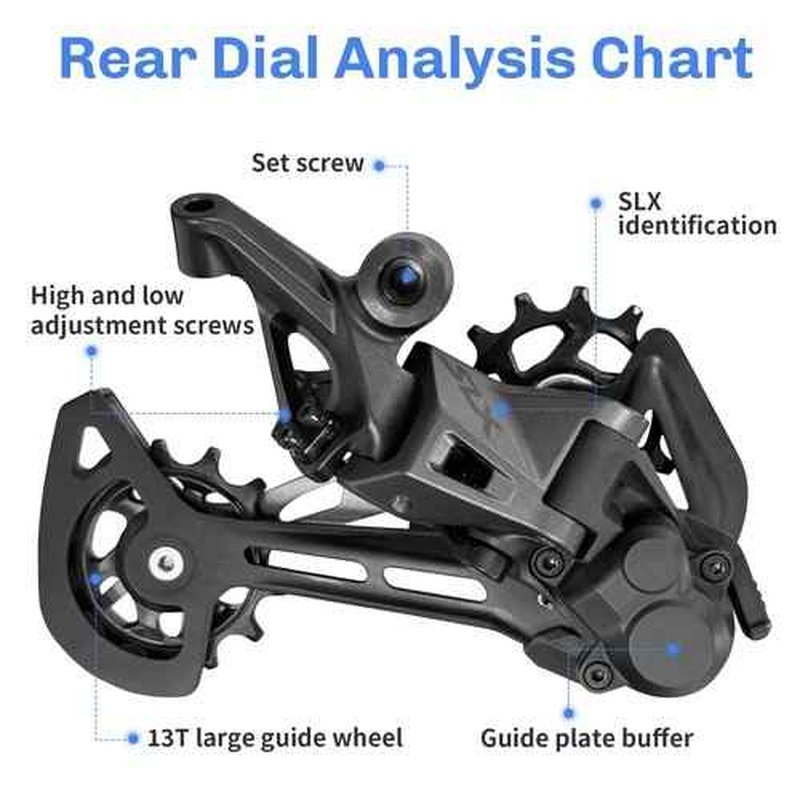 Bike Rear Derailleur SLX Rd-M7100 SGS 12-Speed Derailleur