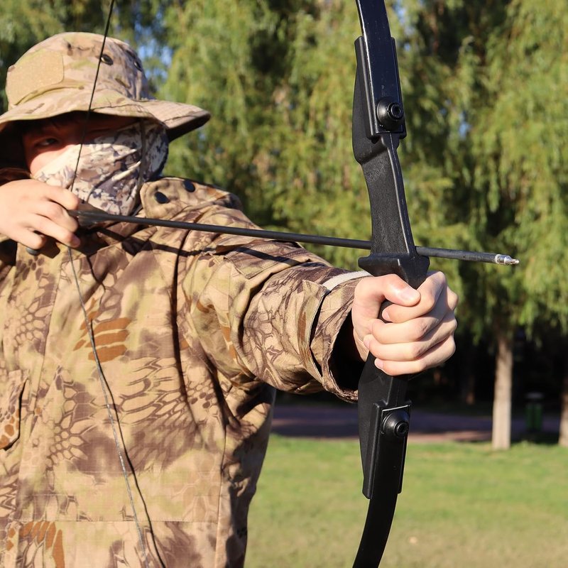 Archery Bow and Arrow Set for Adults & Teens - Takedown Recurve Bow 20-40lbs | Left & Right Handed for Outdoor Practice