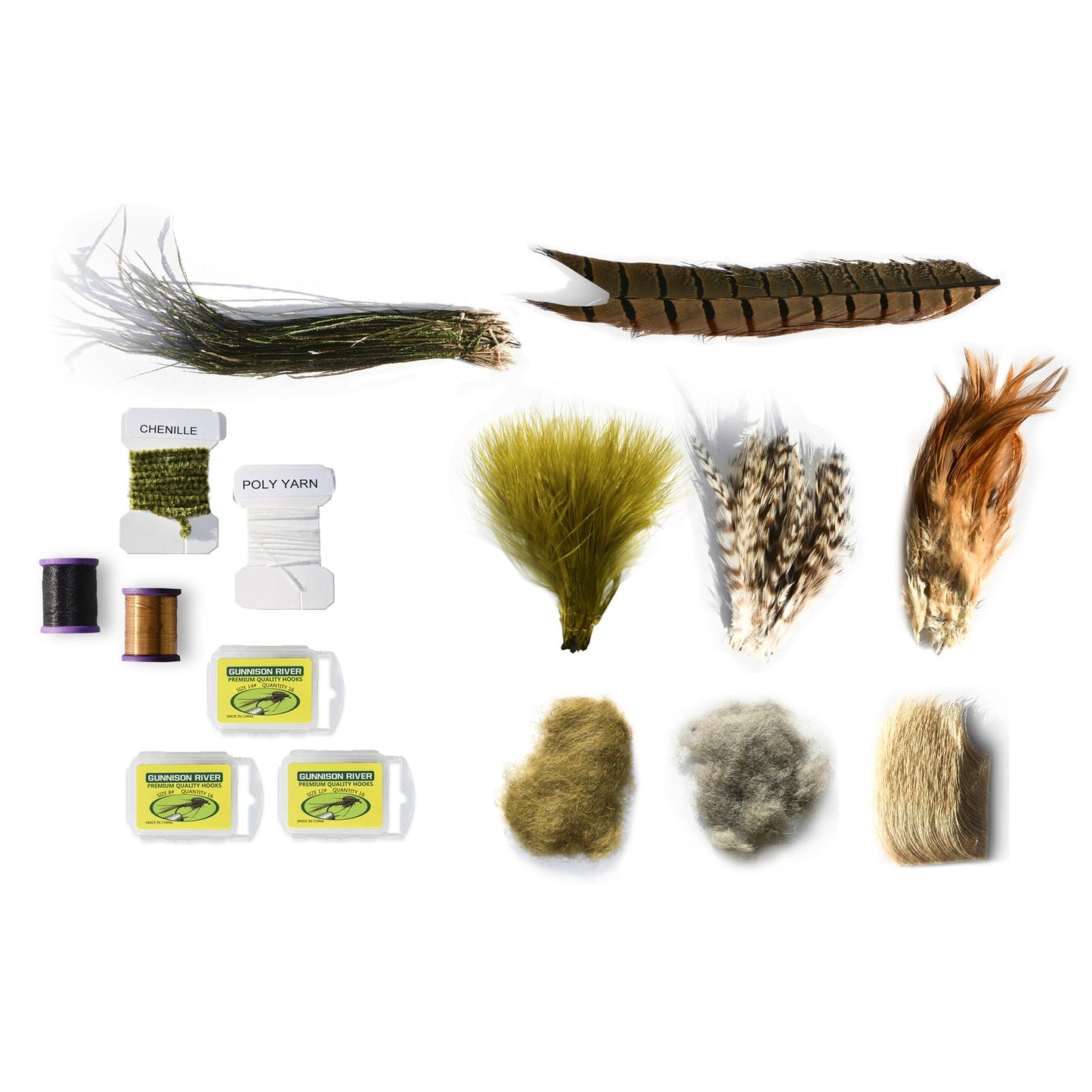 Deluxe Fly Tying Vise & Tools Kit: Materials, Book/DVD - Fly Fishing & Jig Tying - Complete Set