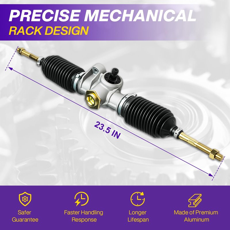 Club Car Precedent Steering Gear Box Assembly, Golf Cart Steering Rack for Club Car Precedent/Onward/Tempo 2004-UP Gas & Electric Golf Carts, Club Car Steering Rack Replaces OEM# 102288601 103679701