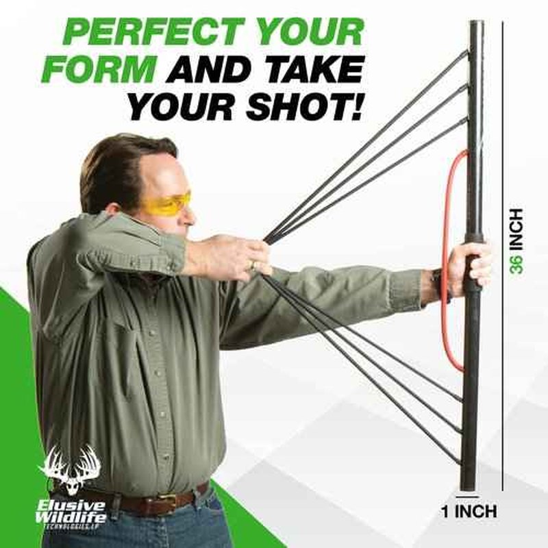 BOW TRAINER Resistance Trainer - Adjustable Archery Training Tool with 10"- 32" Draw Length & 1-100 lb Draw Weight - Enhance Strength, Stamina & Technique for Bow Enthusiasts