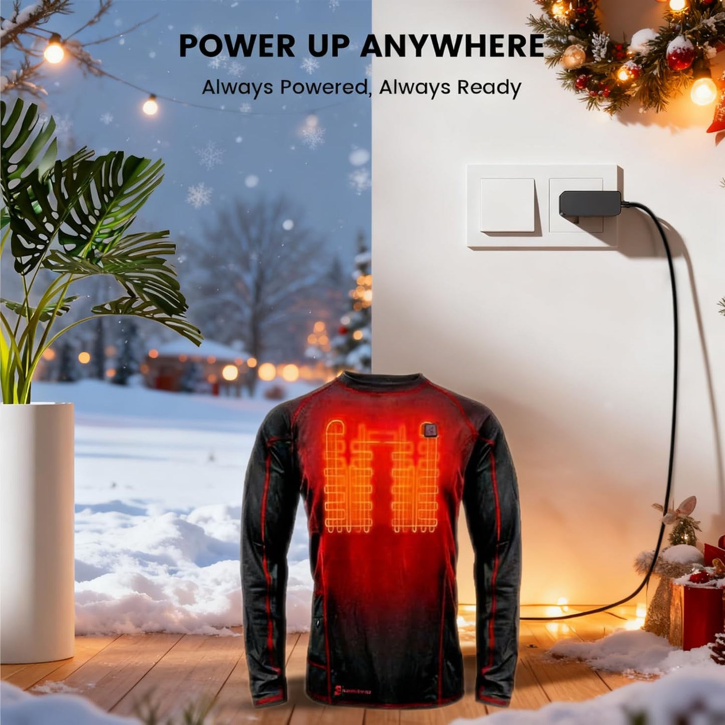 7V / 7.4V Heating Vest Battery Charger Compatible with Gerbing Dual Heated Vest/Heating Gloves/Seat Cushion/Jacket, for Gyde Charges 2 Batteries Replacement 8.4V 1.2A G0715U Power Adaptor Cord