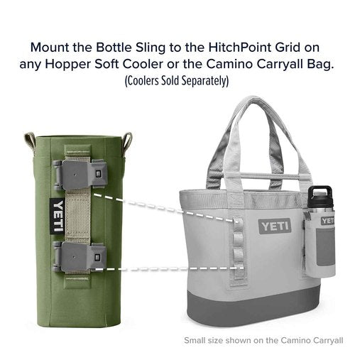 YETI Small Bottle Sling for Rambler 18 oz. Bottle, Highlands Olive
