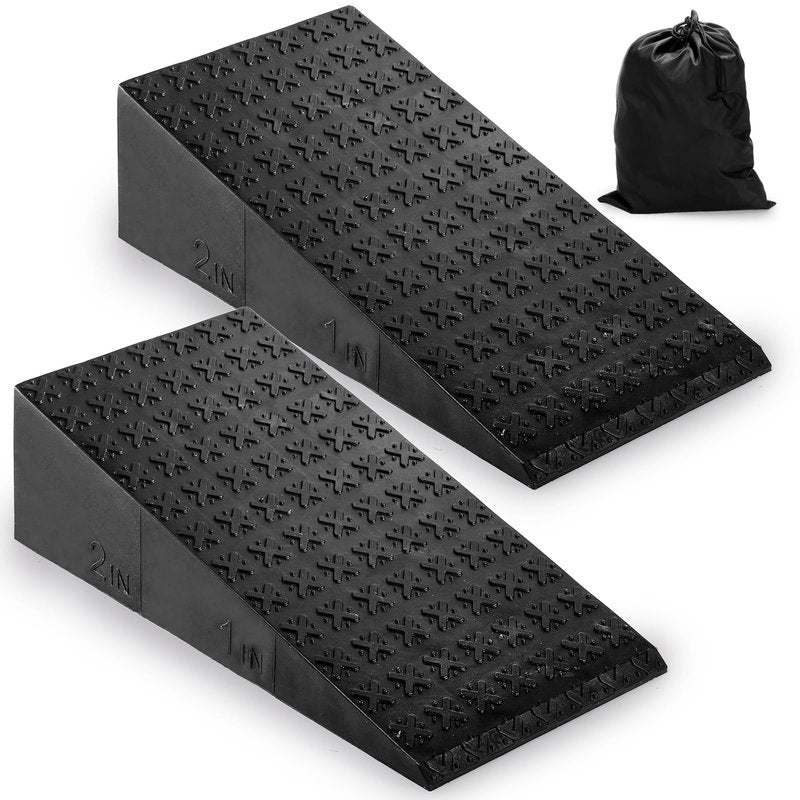 Yarlung 2 Pack Squat Wedge Block, Non-Slip Slant Board for Heel Elevated Squat, Calf Stretch, Home Gym, Enhance Mobility and Strength Performance