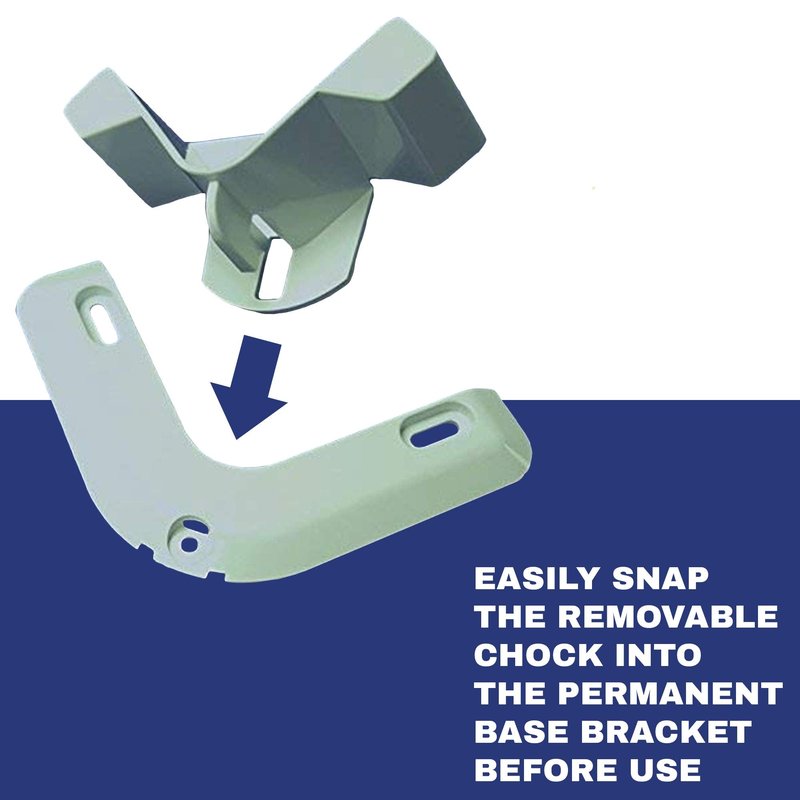 VersaChock Removable Cooler Mounting kit (White) Made in The USA