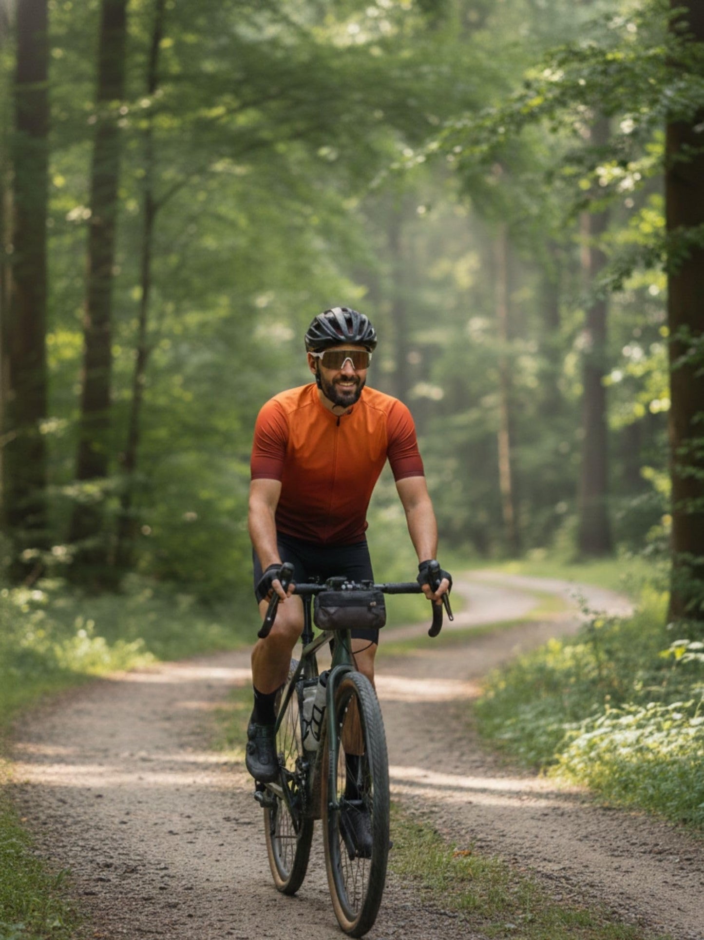 Lo.gas Cycling Jersey Men Short Sleeve Bike Biking Shirts Full Zip with Pockets Road Bicycle Clothes