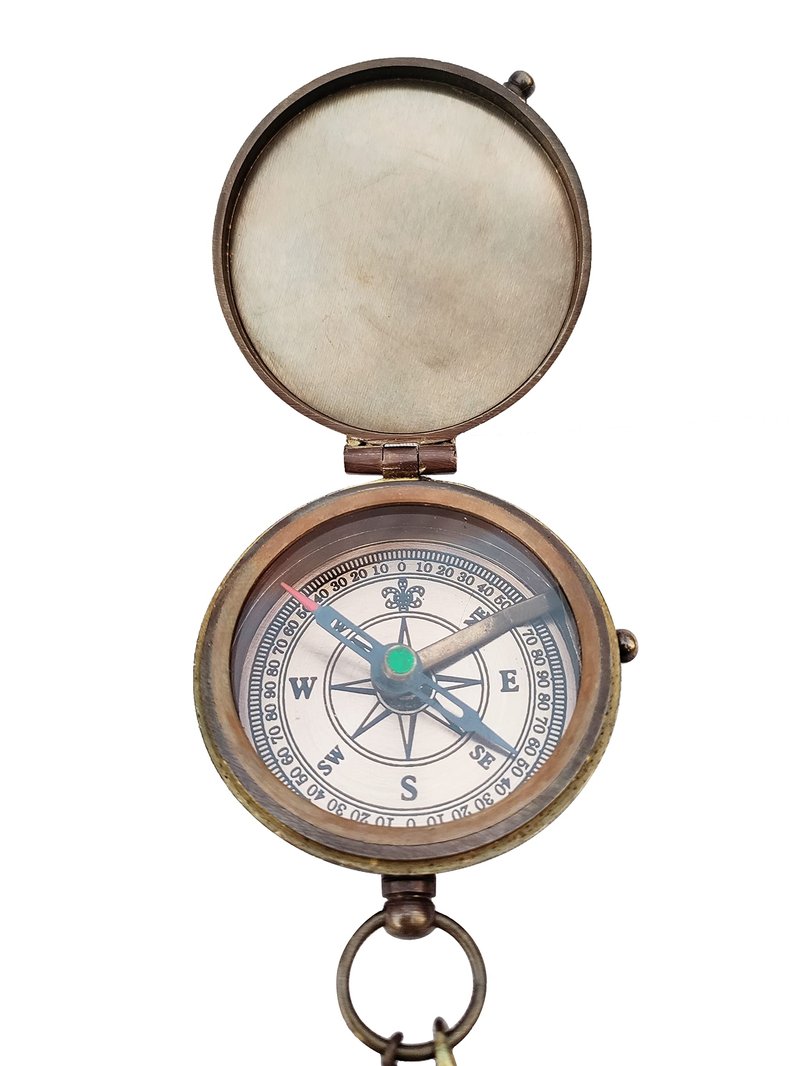 TSWO Be Blessed Compass with Leather Case – Religious & Christian Gifts for Men & Women, Catholic Baptism, Graduation, Inspirational Birthday Gift (to My Son Compass)